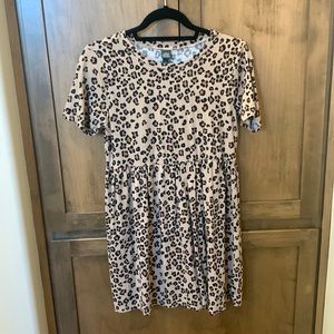 Cheetah print dress